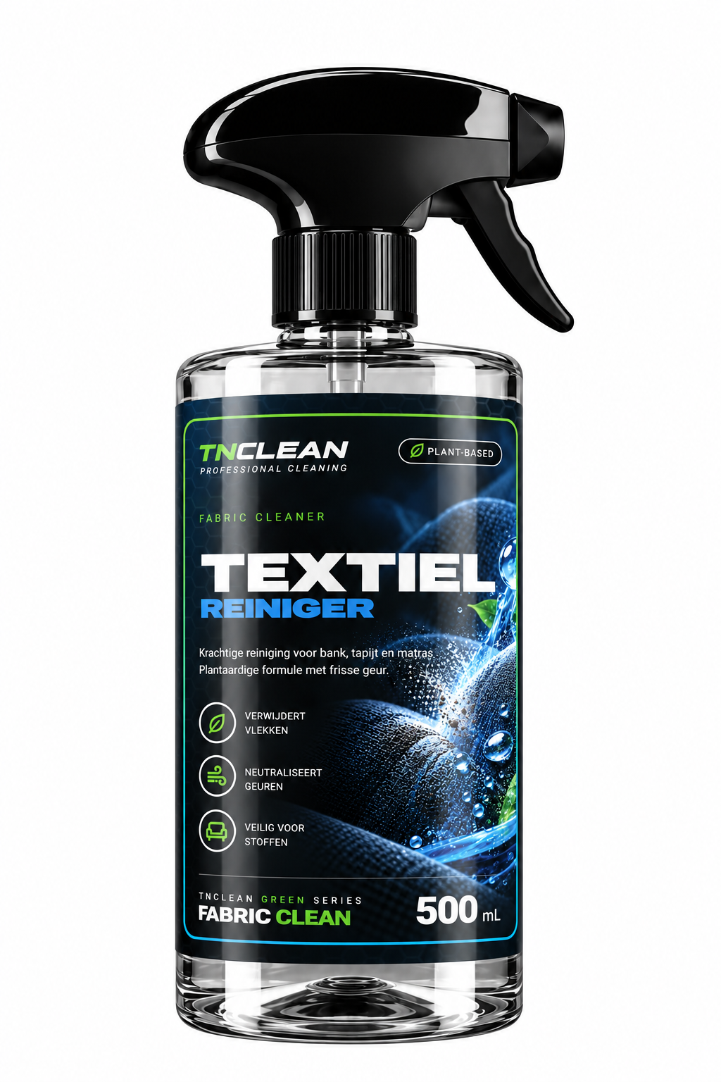 TNCLEAN Textielreiniger 500ml — productfoto voorkant