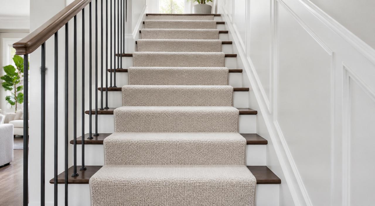 Professionele trapbekleding reinigen aan huis met ecologische producten
